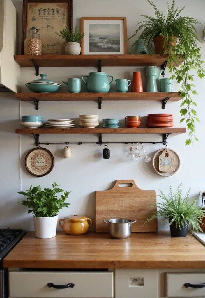26 Farmhouse Kitchen Inspirations for a Cozy Look 6. Open Shelving