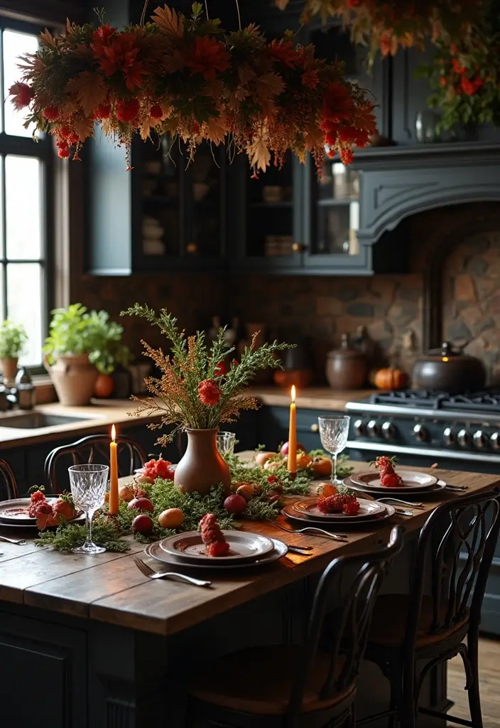 26 Gothic Kitchen Ideas for a Bold Statement 26. Seasonal Gothic Decor