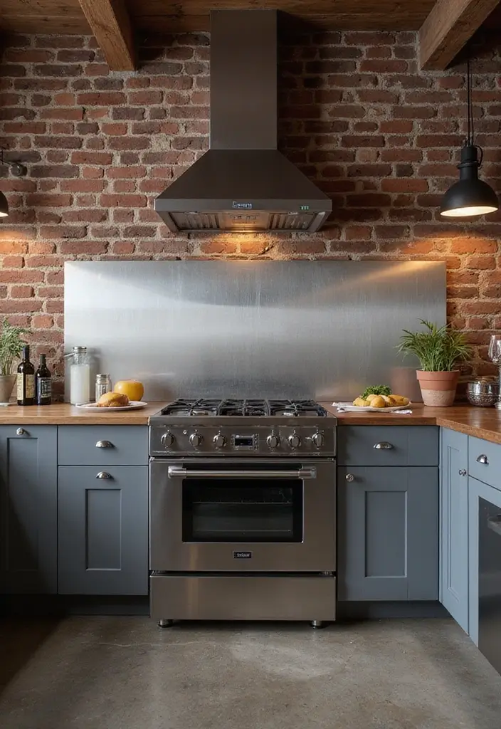 27 Splashback Kitchen Designs That Stand Out 21 27 Splashback Kitchen Designs That Stand Out 21. Industrial Appeal