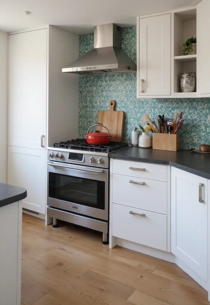 27 Splashback Kitchen Designs That Stand Out 26 27 Splashback Kitchen Designs That Stand Out 26. Custom Artwork