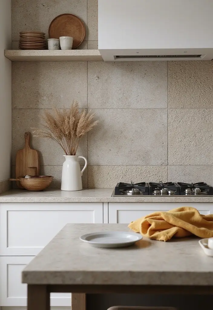 28 Kitchen Remodel Ideas to Upgrade Your Space 12. Textured Accents for Depth