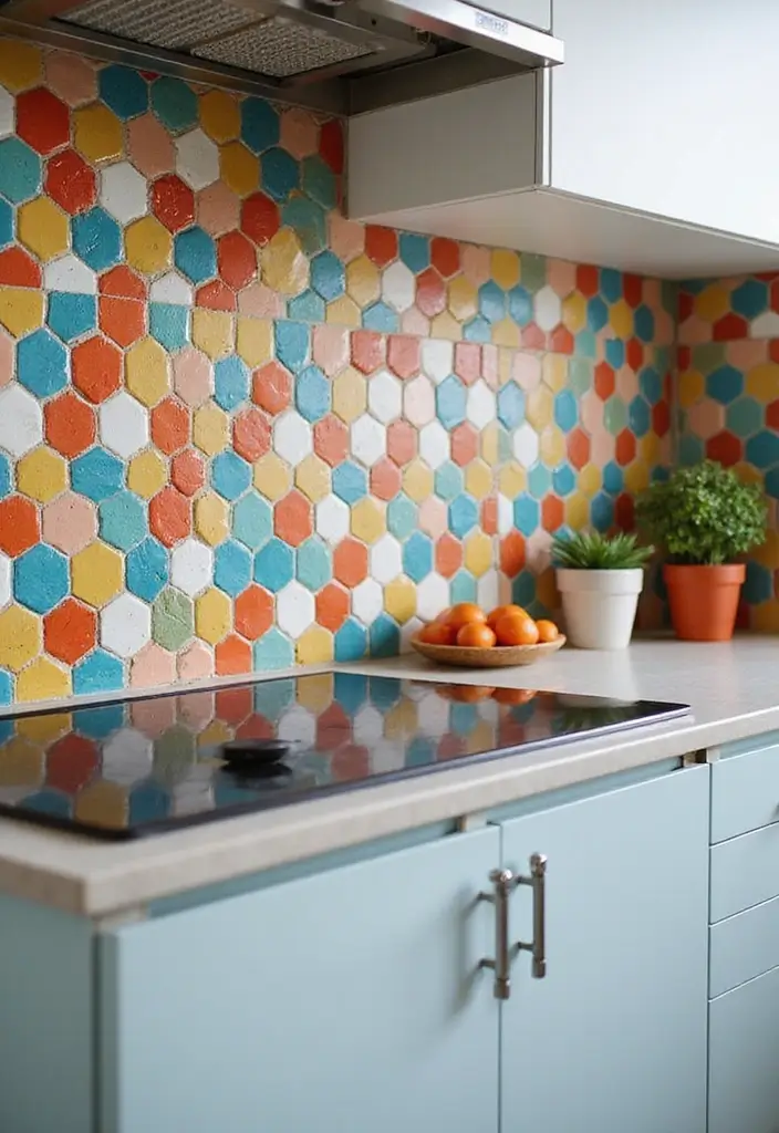 28 Kitchen Remodel Ideas to Upgrade Your Space 2. Bright Backsplashes to Elevate Your Design