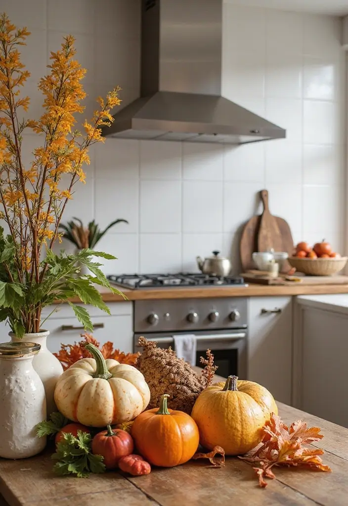 28 Kitchen Remodel Ideas to Upgrade Your Space 27. Seasonal Decor Updates