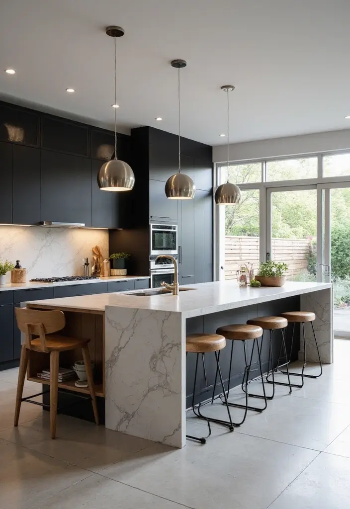 28 Kitchen Remodel Ideas to Upgrade Your Space 3. Multi Functional Islands