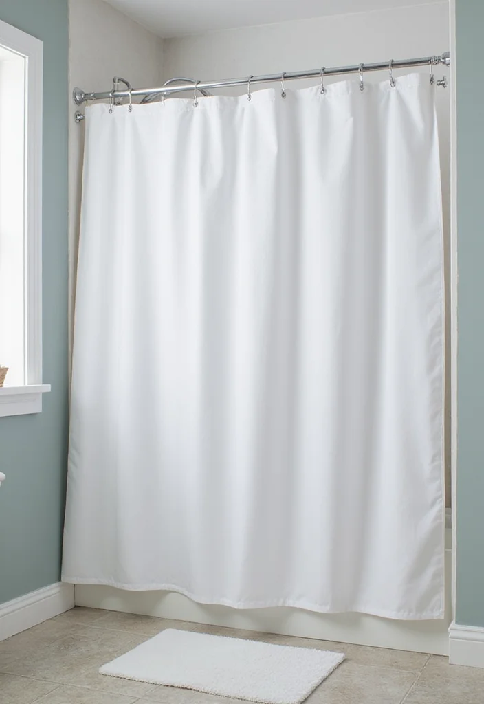 10 Shower Curtain Tie Back Ideas for Neat Functional Styling - 5. Magnetic Tie Backs