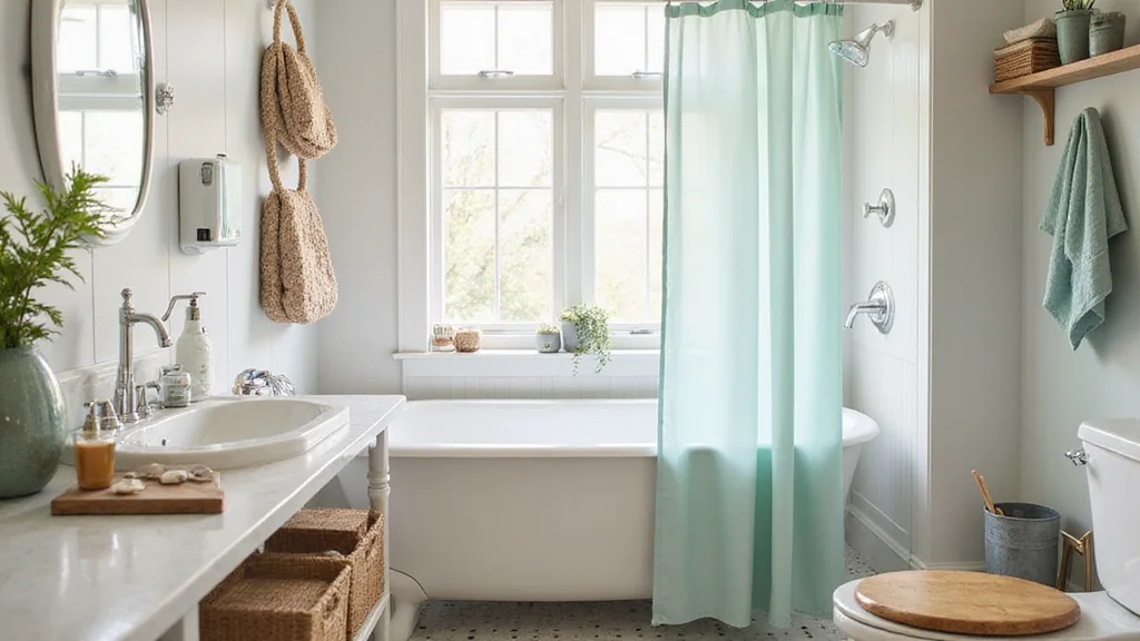 10 Shower Curtain Tie Back Ideas for Neat Functional Styling