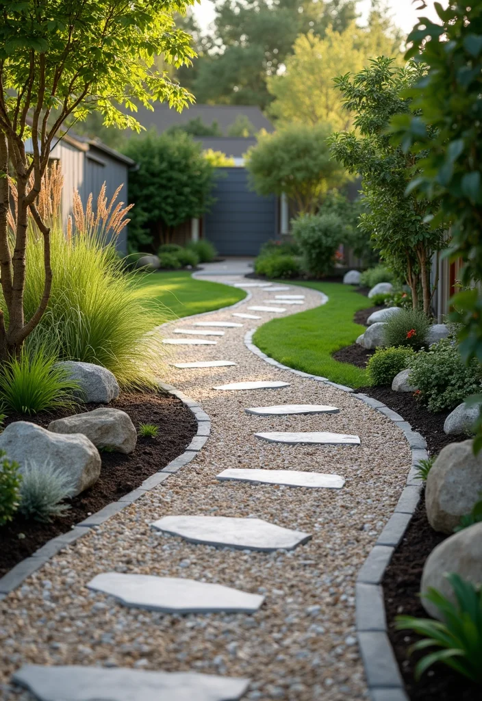 10 Small Simple Backyard Ideas for Clean Easy Low Maintenance Space 1. Gravel Pathways