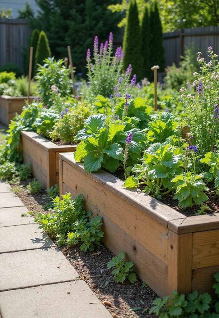 10 Small Simple Backyard Ideas for Clean Easy Low Maintenance Space 7. Raised Garden Beds