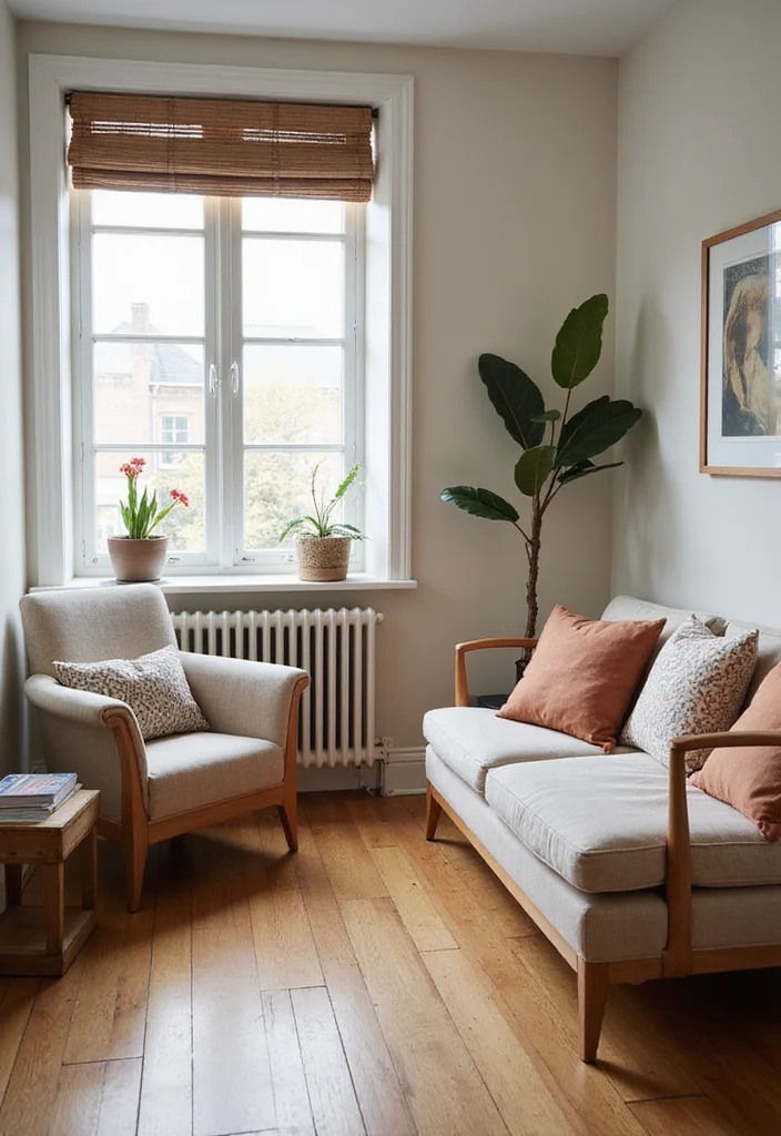 10 Tiny Guest Bedroom Ideas for Smart Cozy Space Use 6. Multi Functional Seating