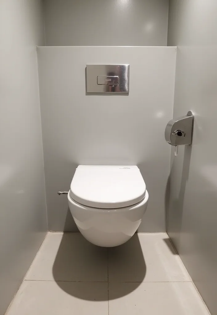 10 Tiny Half Bathroom Ideas for Smart Compact Everyday Use 5. Compact Toilets