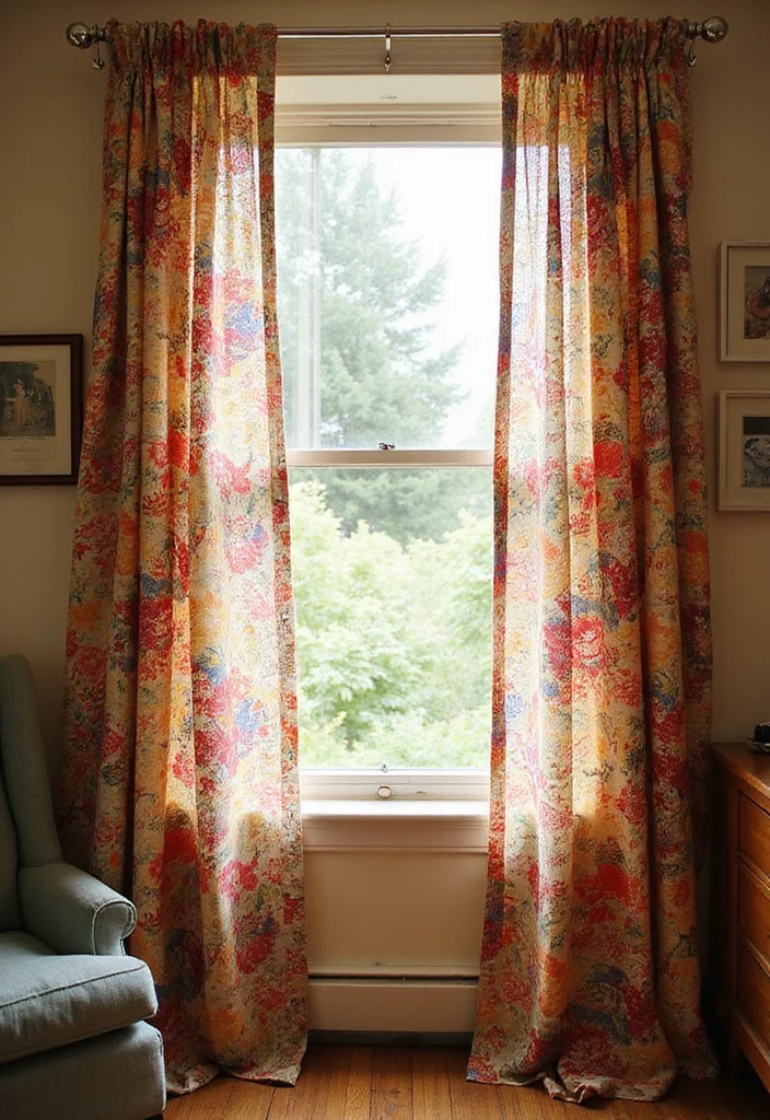 12 Affordable Curtain Ideas for Stylish Budget Friendly Updates 1. Vintage Sheet Curtains