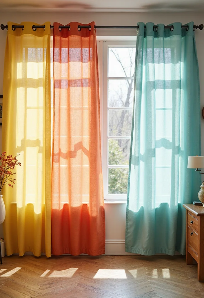 12 Affordable Curtain Ideas for Stylish Budget Friendly Updates 12. Seasonal Fabric Swaps