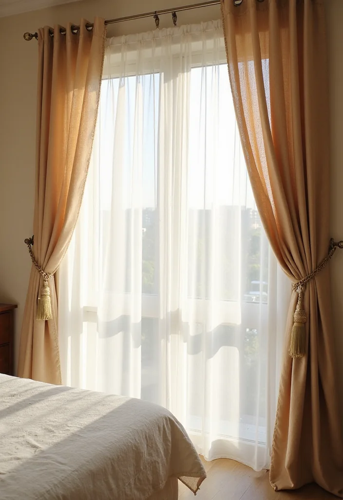 12 Affordable Curtain Ideas for Stylish Budget Friendly Updates 7. Layered Sheer Curtains