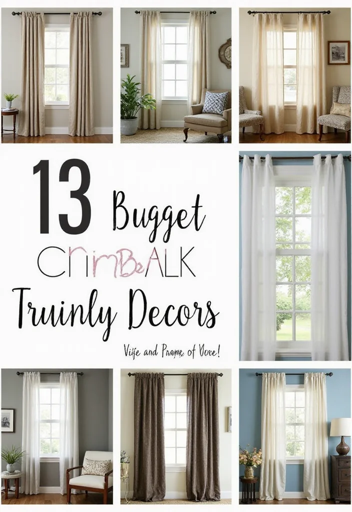 12 Affordable Curtain Ideas for Stylish Budget Friendly Updates Conclusion