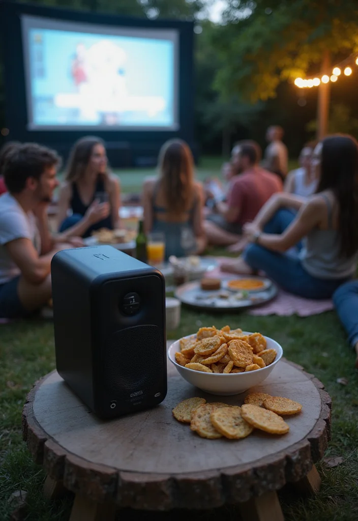 12 Backyard Movie Theater Ideas for Fun Outdoor Movie Nights - 10. Movie Night Playlist