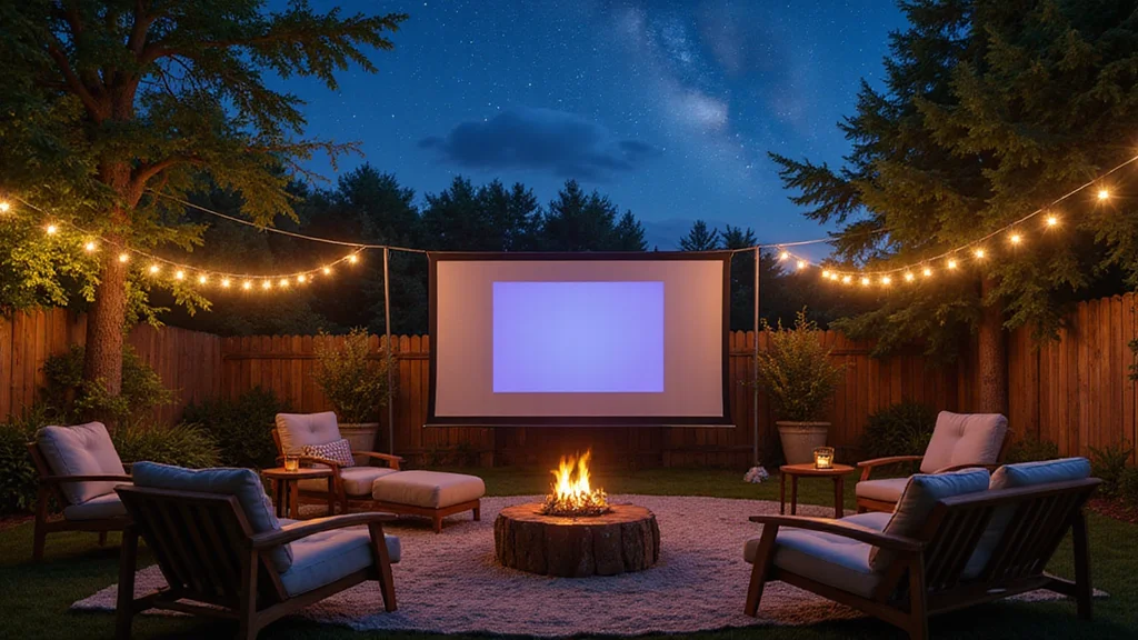 12 Backyard Movie Theater Ideas for Fun Outdoor Movie Nights