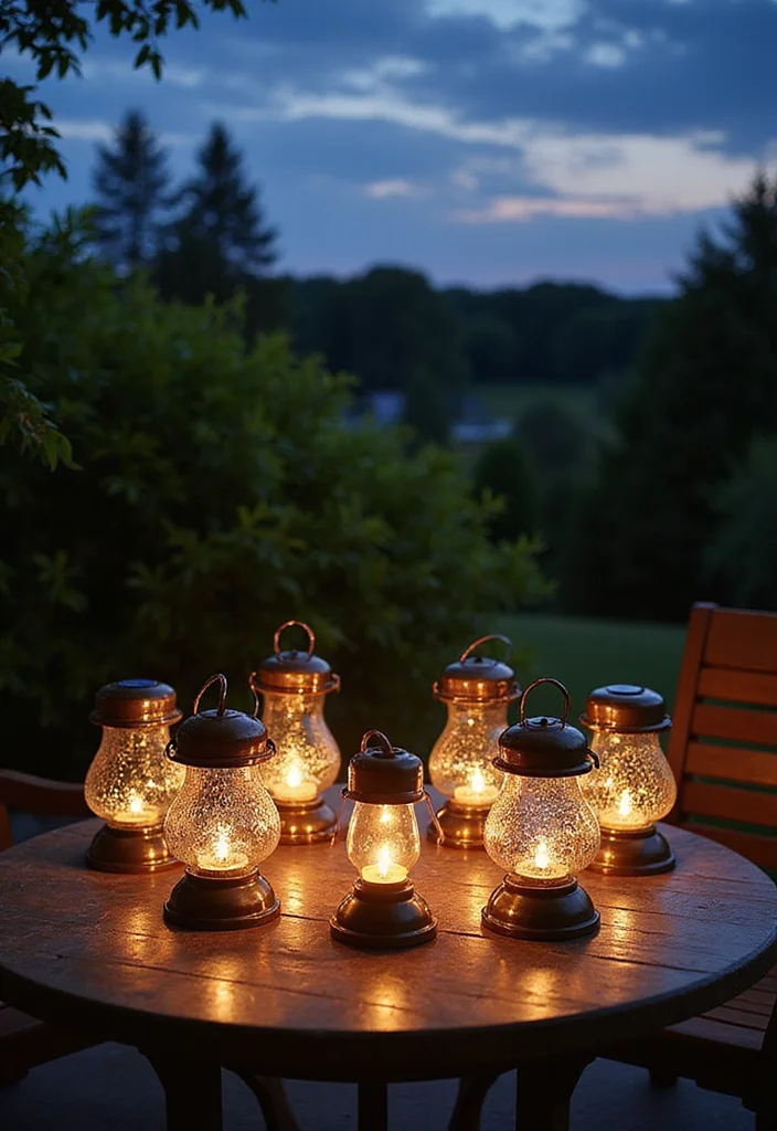 12 Backyard Patio Lights Ideas for Warm Inviting Ambience - 2. Solar Lanterns