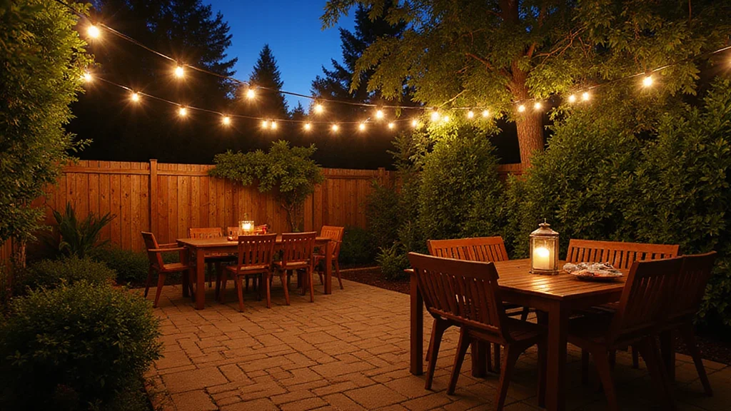12 Backyard Patio Lights Ideas for Warm Inviting Ambience