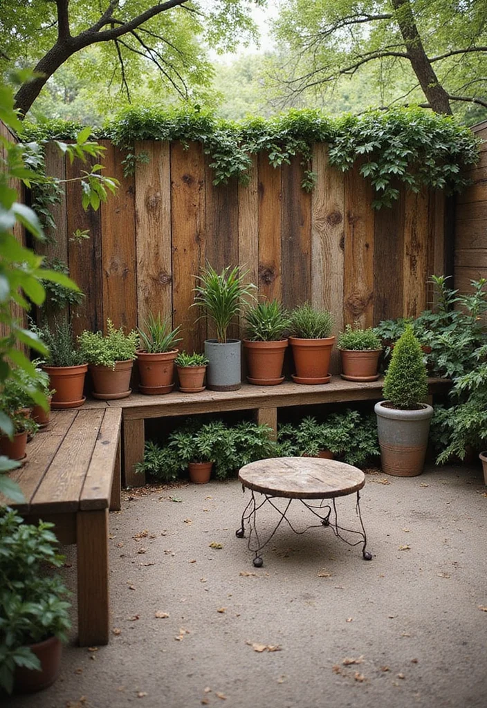 12 Backyard Privacy Screen Ideas for Comfortable Secluded Living 4. Reclaimed Wood Privacy Walls
