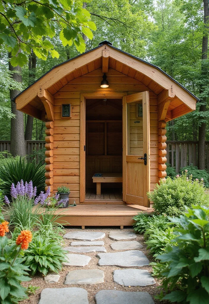 12 Backyard Sauna Ideas for Relaxing Warm Outdoor Retreats 1 12 Backyard Sauna Ideas for Relaxing Warm Outdoor Retreats 1. Eco Friendly Cedar Sauna