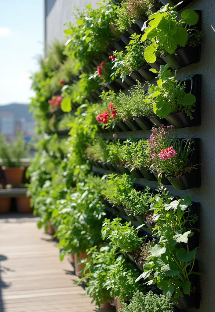 12 Backyard Terrace Ideas for Relaxed Functional Outdoor Living - 2. Vertical Gardens for Green Thumbs