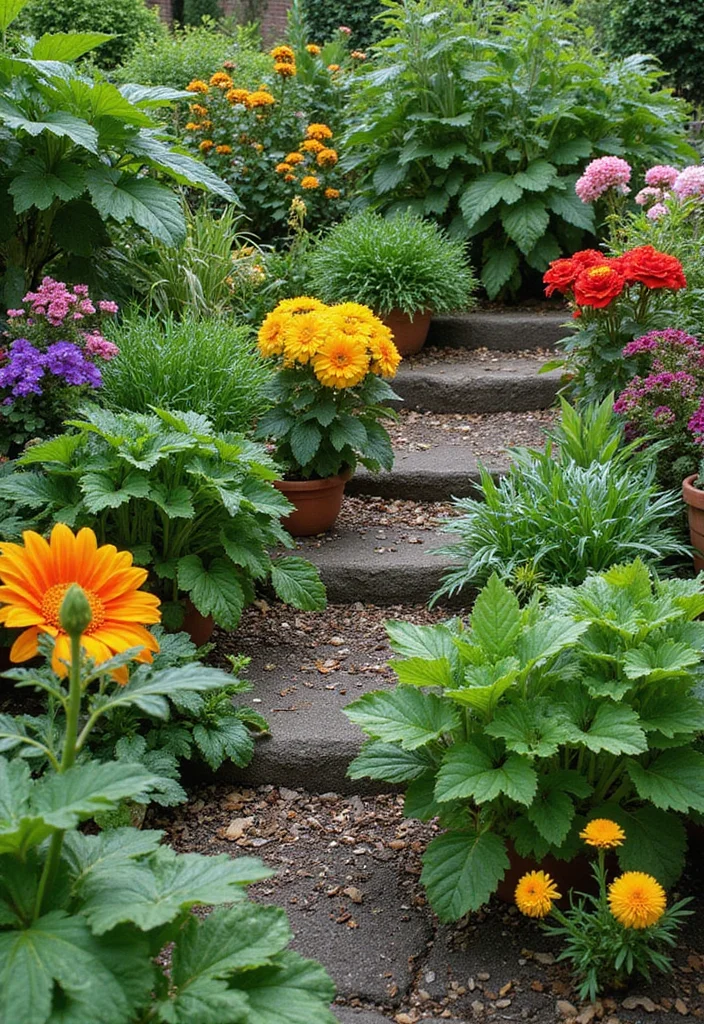 12 Backyard Terrace Ideas for Relaxed Functional Outdoor Living - 9. Edible Landscape Design