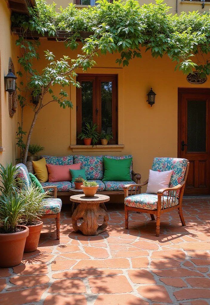 12 Backyard Tiles Ideas for Low Maintenance Modern Outdoor Style 4. Terracotta Tiles