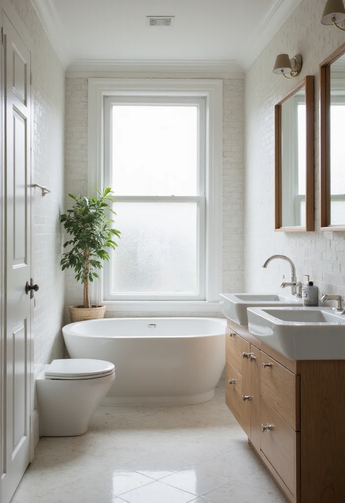 12 Bathroom Shower and Tub Ideas for Practical Comfortable Layouts 7. Natural Light Enhancements Brightening Up