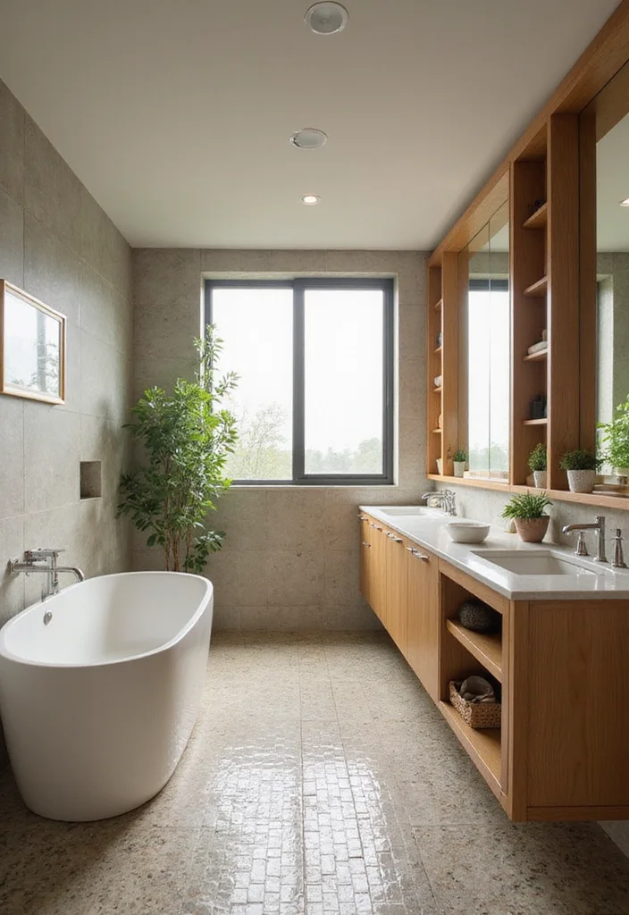 12 Bathroom Wet Room Ideas for Sleek Open Spa Inspired Design - 5. Eco-Friendly Finishes