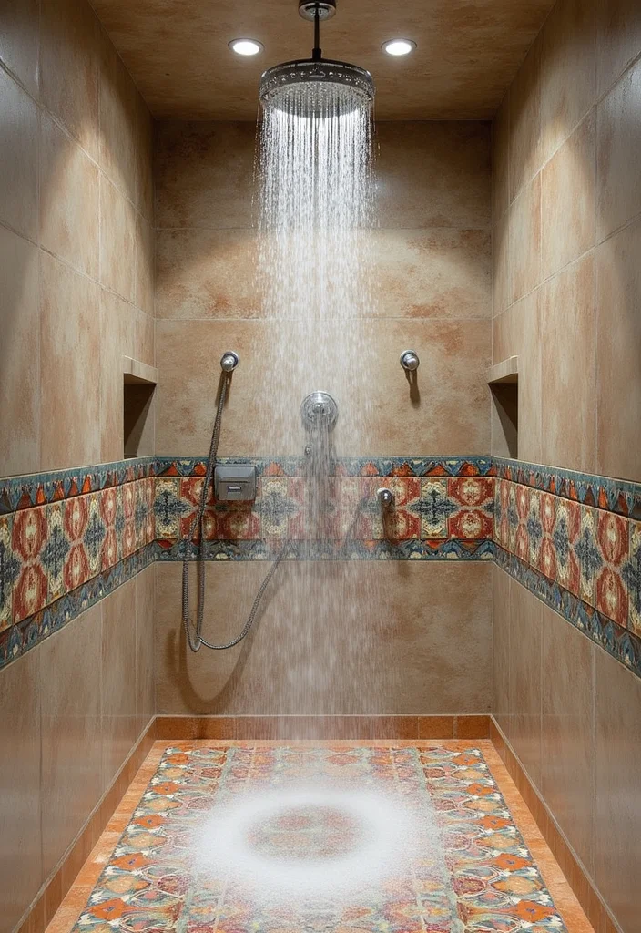 12 Bathroom Wet Room Ideas for Sleek Open Spa Inspired Design - 6. Statement Showers