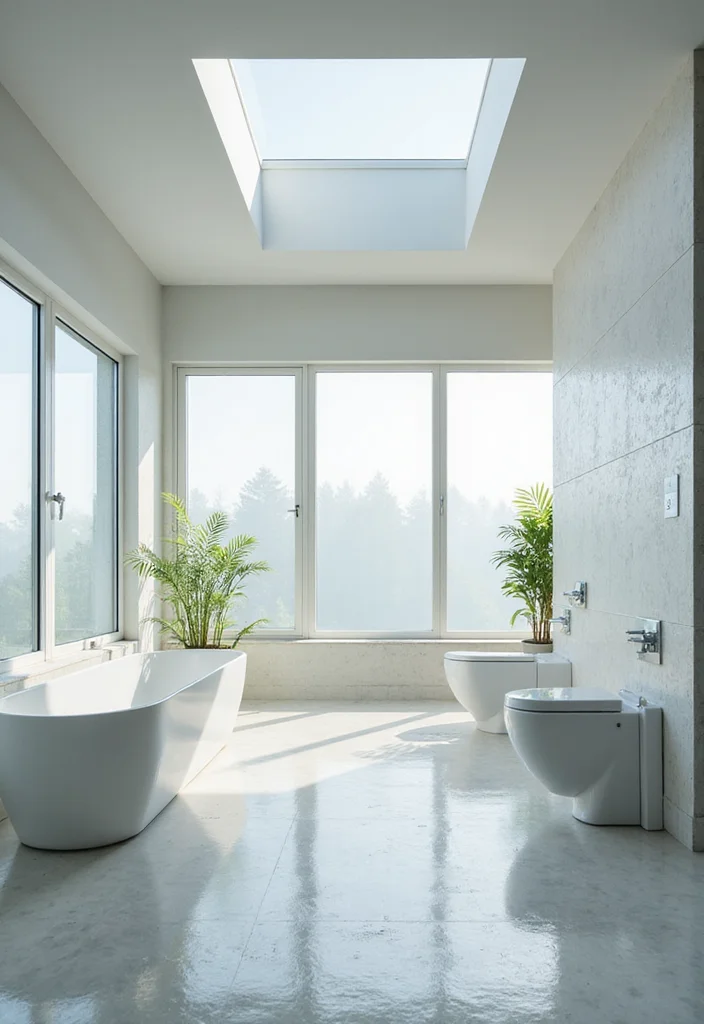 12 Bathroom Wet Room Ideas for Sleek Open Spa Inspired Design - 7. Natural Light Mastery