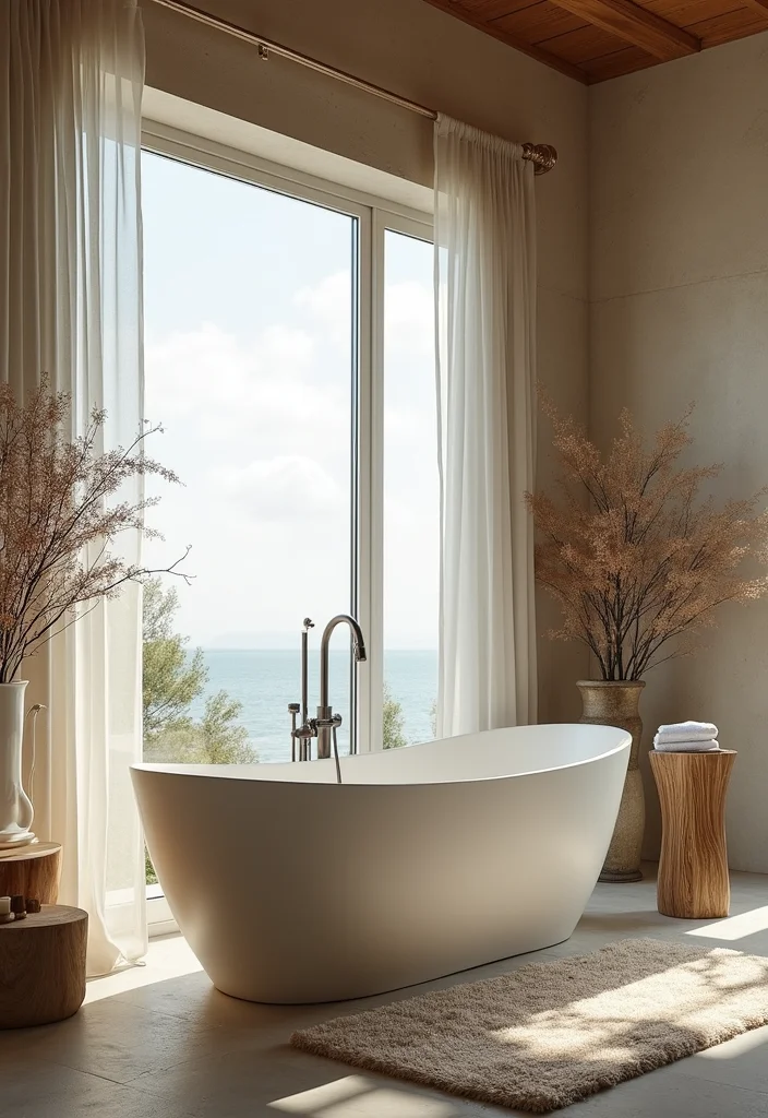 12 Bathroom Wet Room Ideas for Sleek Open Spa Inspired Design - 9. Indulgent Bathtubs