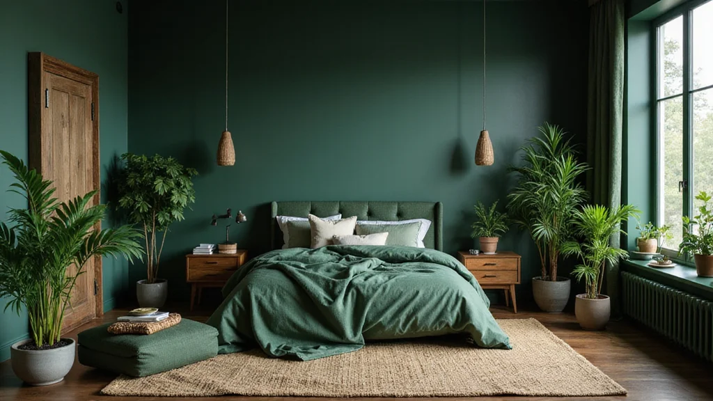 12 Dark Green Bedroom Ideas for Rich Calm Natural Depth