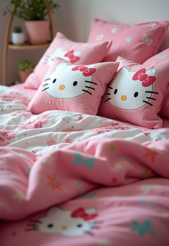 12 Hello Kitty Bedroom Ideas for Cute Playful Themed Charm 1 12 Hello Kitty Bedroom Ideas for Cute Playful Themed Charm 1. Playful Bedding Sets