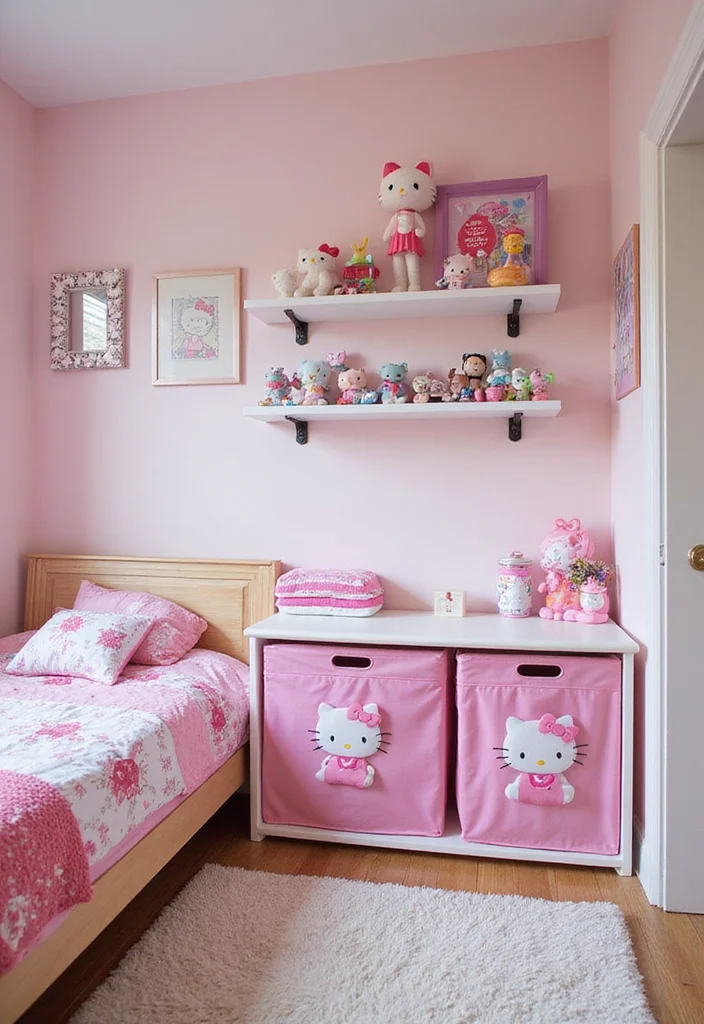 12 Hello Kitty Bedroom Ideas for Cute Playful Themed Charm 67 12 Hello Kitty Bedroom Ideas for Cute Playful Themed Charm 7. Themed Storage Solutions