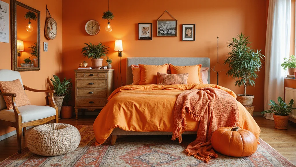 12 Orange Bedroom Ideas for Bright Energetic Warmth
