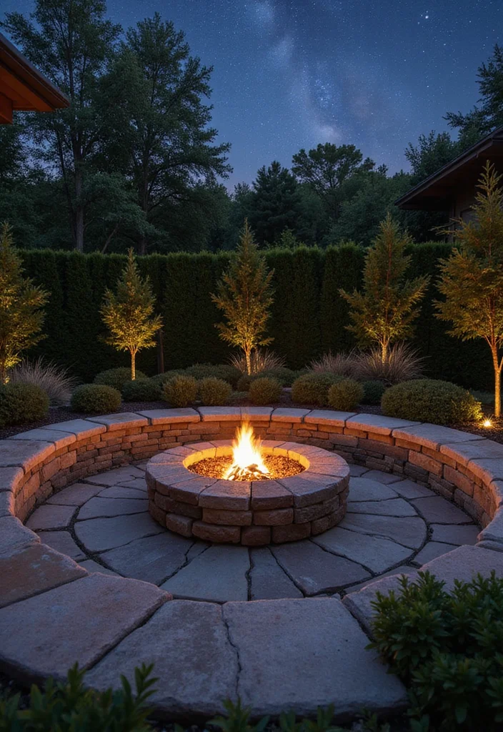 12 Outdoor Living Room Ideas for Comfortable Relaxed Open Air Spaces 8. Eco Friendly Fire Pit