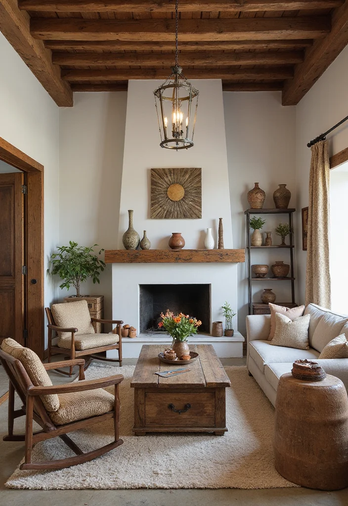 12 Pottery Barn Living Room Ideas for Warm Classic Cozy Charm 111 12 Pottery Barn Living Room Ideas for Warm Classic Cozy Charm 11. Rustic Accents with Natural Elements