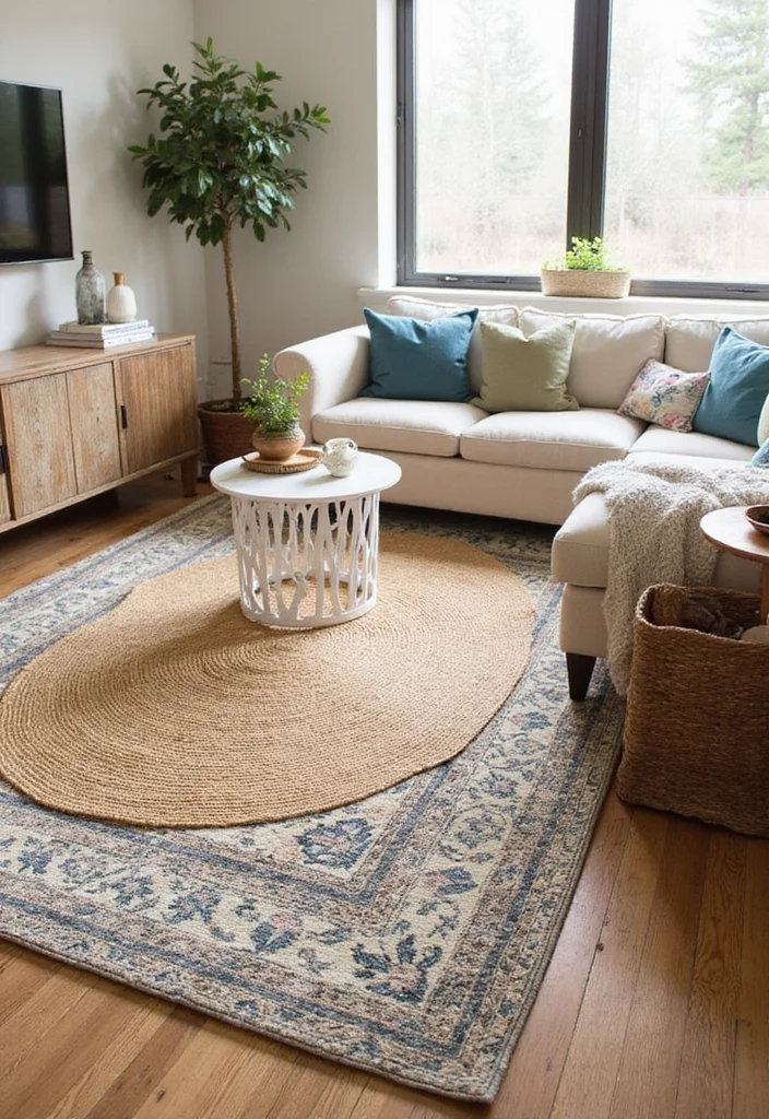 12 Pottery Barn Living Room Ideas for Warm Classic Cozy Charm 67 12 Pottery Barn Living Room Ideas for Warm Classic Cozy Charm 7. Layering Rugs for Depth