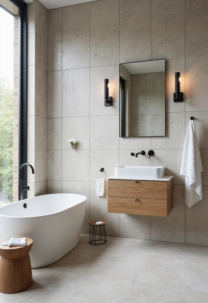 12 Small Bathroom Tile Ideas for Bright Space Expanding Style 100 12 Small Bathroom Tile Ideas for Bright Space Expanding Style 10. Textured Tiles for Depth