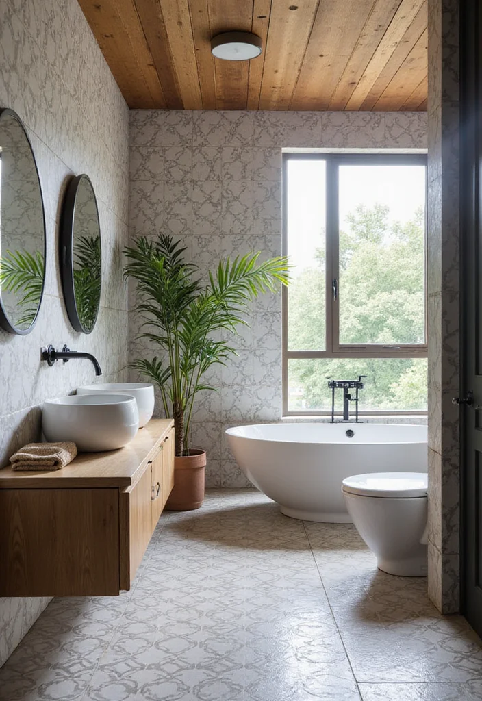 12 Small Bathroom Tile Ideas for Bright Space Expanding Style 111 12 Small Bathroom Tile Ideas for Bright Space Expanding Style 11. Eco Conscious Cement Tiles