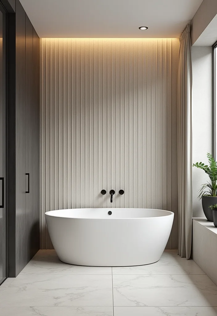 12 Small Bathroom Tile Ideas for Bright Space Expanding Style 89 12 Small Bathroom Tile Ideas for Bright Space Expanding Style 9. Vertical Line Patterns