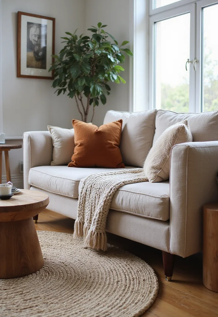 12 Small Modern Living Room Ideas for Clean Updated Minimal Style - 8. Textured Accents