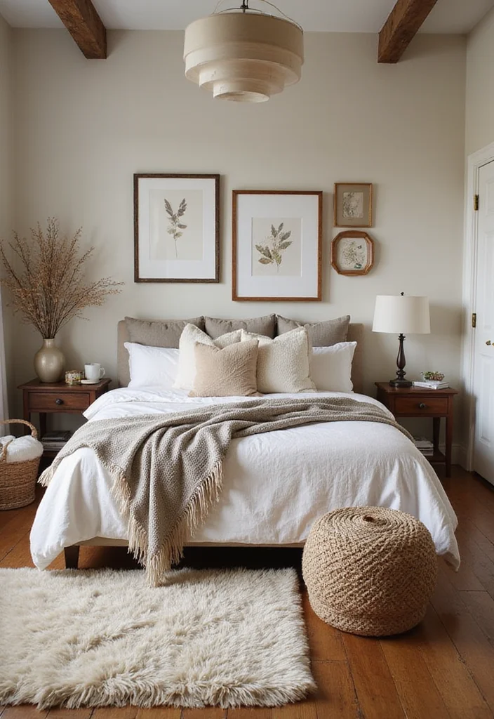 12 Spare Bedroom Ideas for Practical Welcoming Guest Space 45 12 Spare Bedroom Ideas for Practical Welcoming Guest Space 5. Cozy Bedroom Accessories