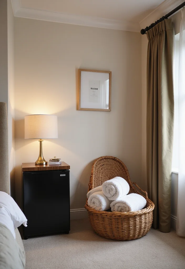 12 Spare Bedroom Ideas for Practical Welcoming Guest Space 78 12 Spare Bedroom Ideas for Practical Welcoming Guest Space 8. Thoughtful Amenities