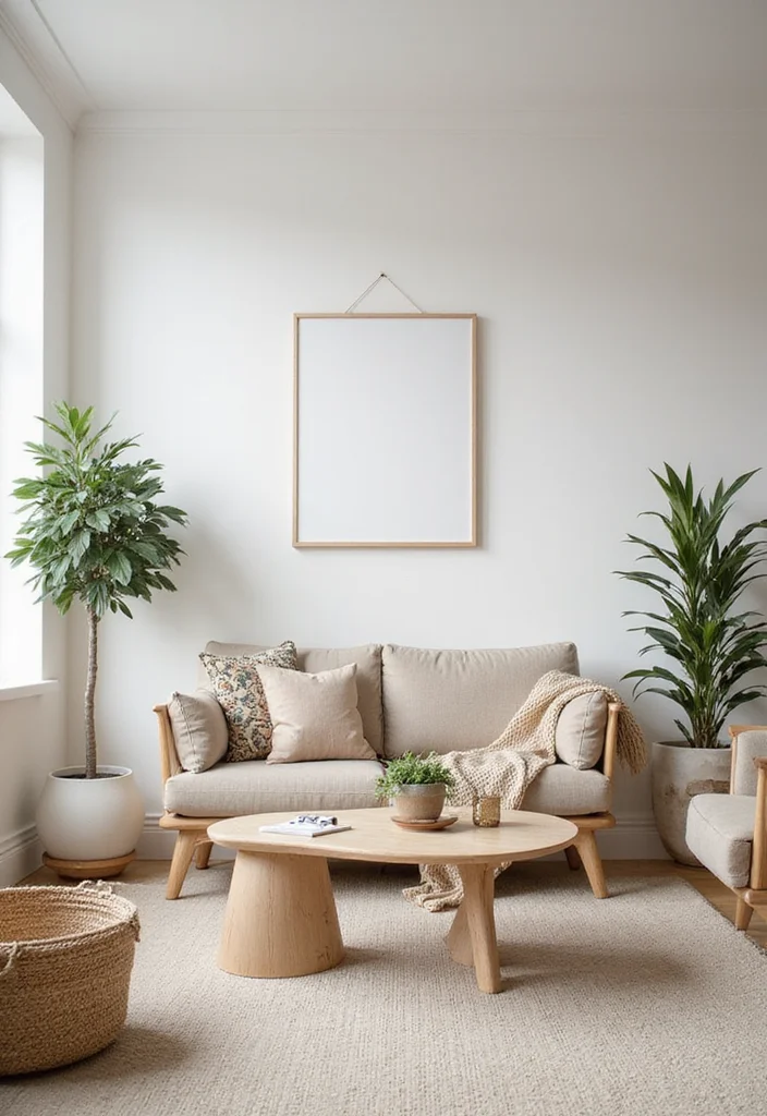 12 Wallpaper Living Room Ideas for Texture, Pattern, and Personality - 9. Minimalist Scandinavian Designs