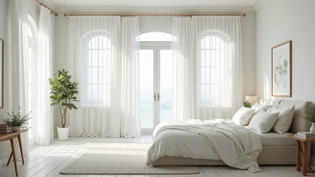 12 White Bedroom Curtain Ideas for Bright Clean Soft Elegance