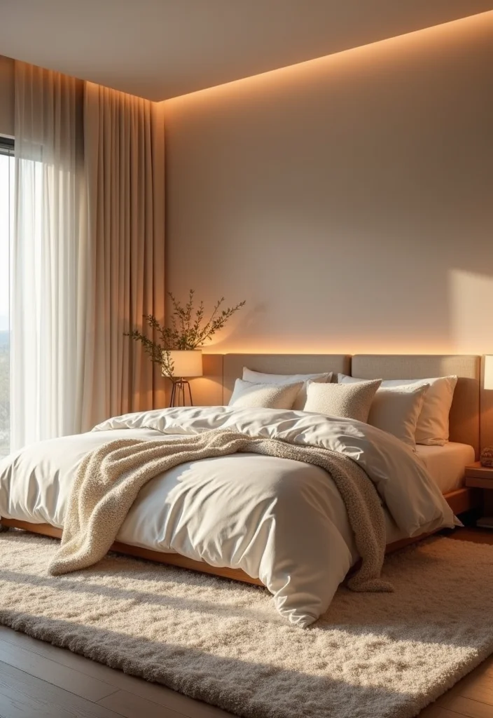 14 Bedroom Flooring Ideas for Stylish Durable Comfortable Living 23 14 Bedroom Flooring Ideas for Stylish Durable Comfortable Living 3. Plush Carpet for Ultimate Comfort