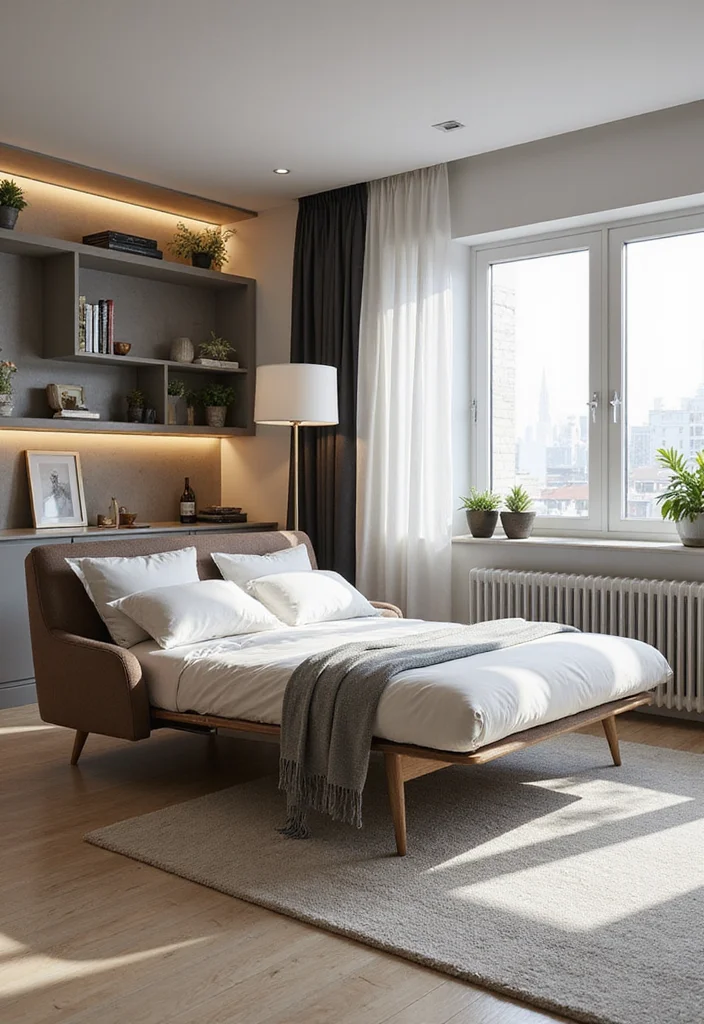 14 Living Room Storage Ideas for Organized Practical Everyday Use 7. Convertible Sofa Beds