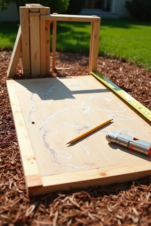 Build Your Own Backyard Playset in 3 Simple Steps 1 5x9 foot footprint cement footers